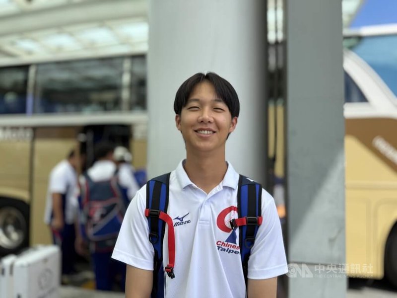 中華職棒中信兄弟隊投手盧孟揚（圖）參與2025亞洲棒球錦標賽，對中國一戰先發繳好投，30日搭機返台；接下來將回母隊做好準備，努力爭取進到季後賽名單。中央社記者謝靜雯攝  114年9月30日