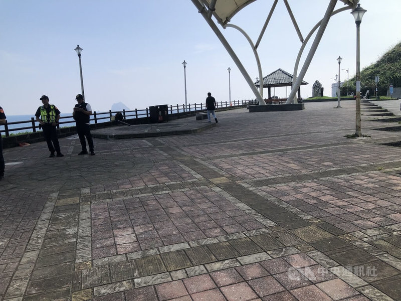 基隆市外木山濱海風景區「汫水澳大頂棚至04號公廁」間，中秋節3天連假4日至6日，從上午10時至晚間10時，開放指定區域提供民眾合法烤肉。圖為大頂棚區域。中央社記者王朝鈺攝  114年10月1日