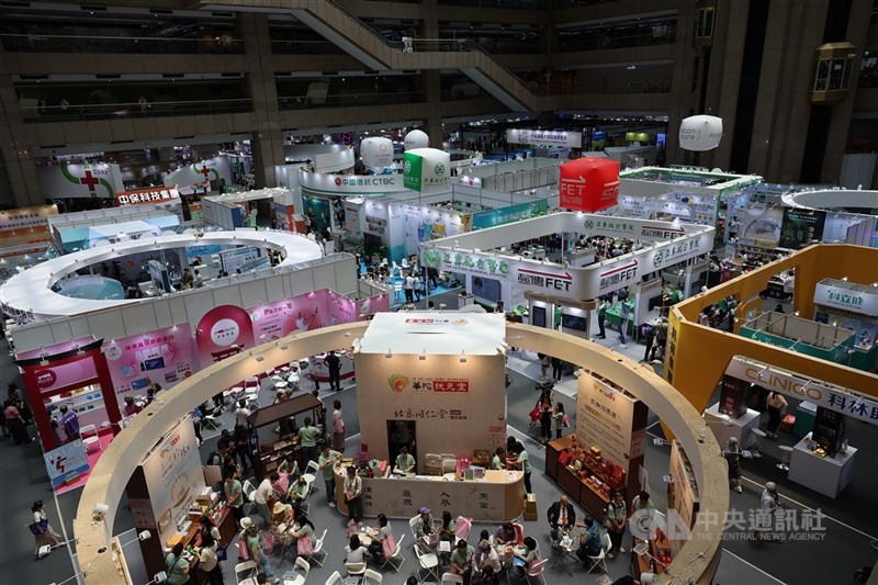 圖為高齡健康產業博覽會。 （中央社檔案照片）