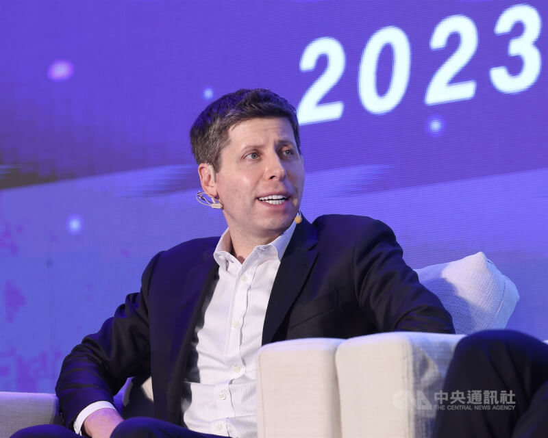 OpenAI執行長阿特曼。（中央社檔案照片）