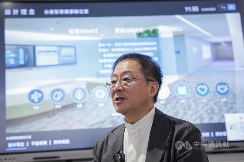 台達電永續長周志宏表示,台達電投入永續超過20年,「永續已成為台達電的信仰」。中央社記者裴禛攝 114年10月2日