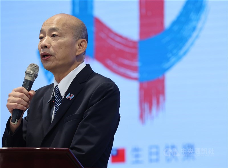 圖為立法院長韓國瑜。（中央社檔案照片）