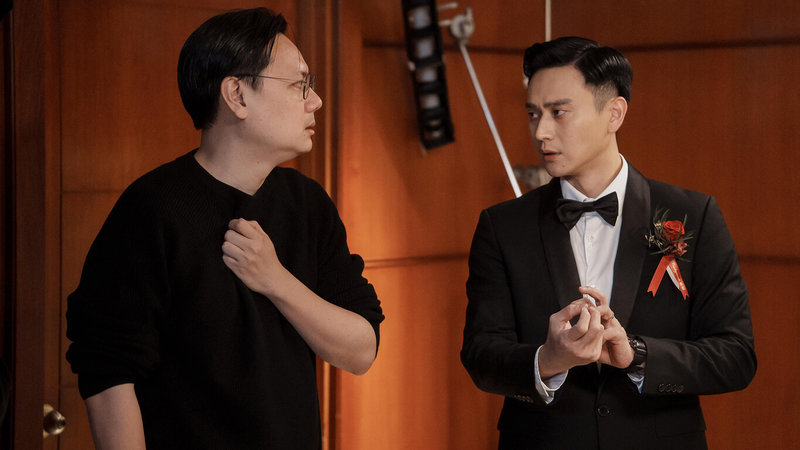 電影「雙囍」由導演許承傑(左)執導,並找來實力派演員劉冠廷(右)合作,全片入選東京影展「世界焦點」單元,他們將赴影展參與活動。(水花電影提供)中央社記者王心妤傳真 114年10月3日