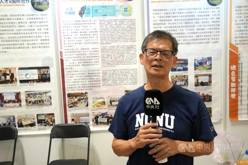 暨南大學推動USR（大學社會責任）實踐，傳承水沙連地區的咖啡產業，為地方創生投入心力。計畫主持人鄭健雄（圖）指出，在農業部、大學、產業端努力下，台灣的咖啡品質在世界已可算得上頂尖。中央社記者陳至中台北攝　114年10月4日