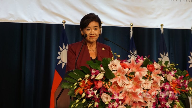 聯邦眾議員趙美心(Judy Chu)3日出席洛杉磯辦事處國慶酒會。中央社記者林宏翰洛杉磯攝 114年10月4日