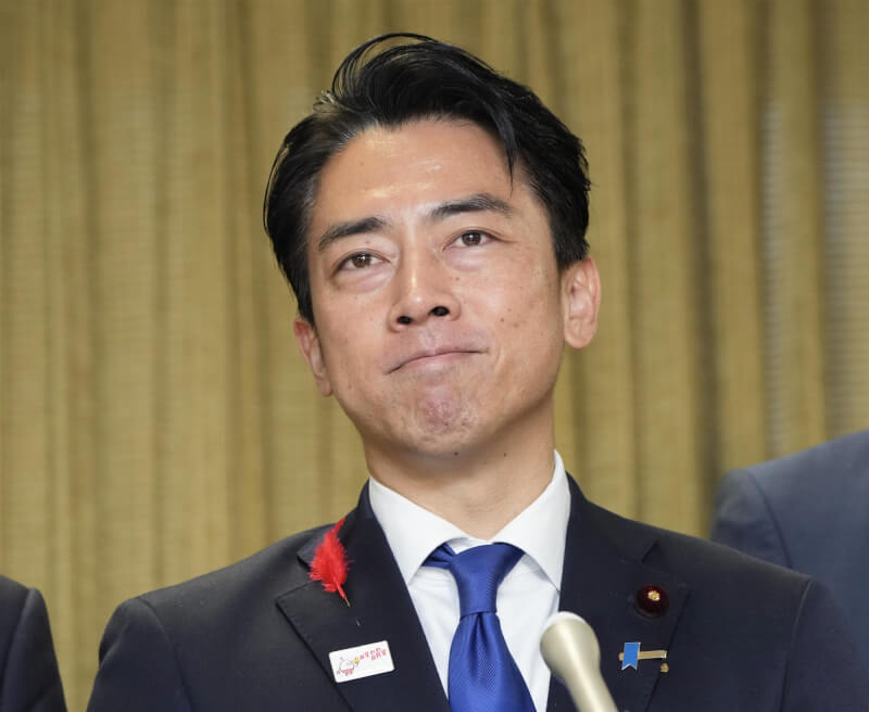 日本農林水產大臣小泉進次郎4日在自民黨總裁選舉決選落敗。（共同社）