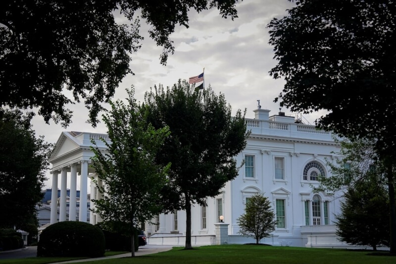 美國白宮外觀。（路透社）