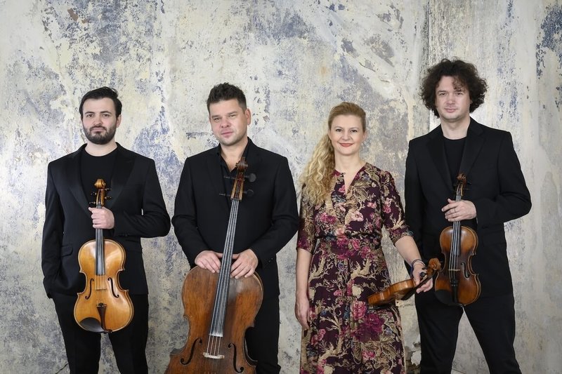 捷克帕弗哈斯四重奏（Pavel Haas Quartet）曾獲英國「留聲機雜誌」年度唱片大獎，10月22日將在台北國家音樂廳舉行音樂會。（鵬博藝術提供）  中央社記者趙靜瑜傳真  114年10月6日