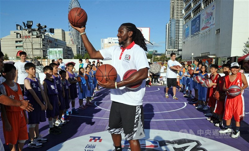 前美國職業籃球聯盟(NBA)球員「半獸人」法瑞德(Kenneth Faried)傳加盟台灣職業籃球聯盟P. LEAGUE+(PLG)獵鷹。(中央社檔案照片)