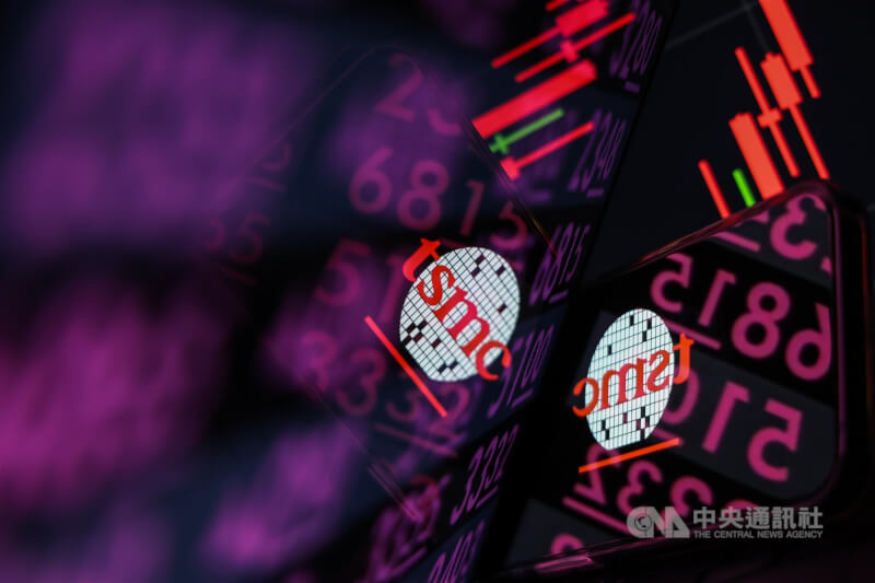 台股7日大漲終場收在27211.95點、上漲450.89點，成功攻克27000點大關。台積電終場收在1435元，續創新天價。中央社記者翁睿坤攝  114年10月7日