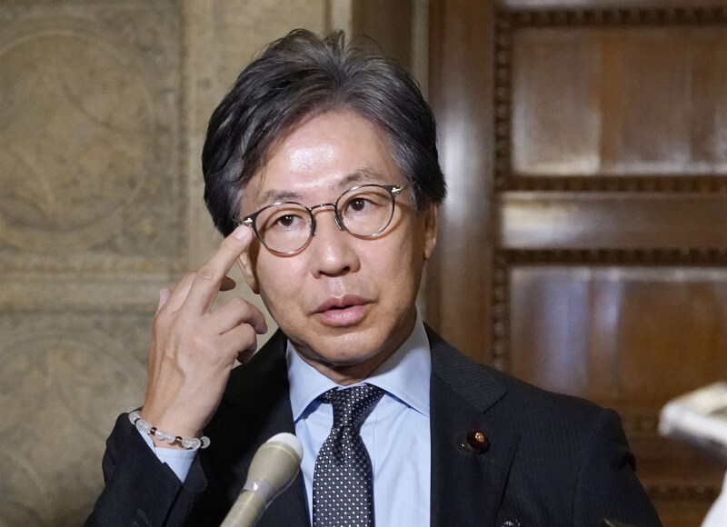 日本最大在野黨立憲民主黨幹事長安住淳。（共同社）