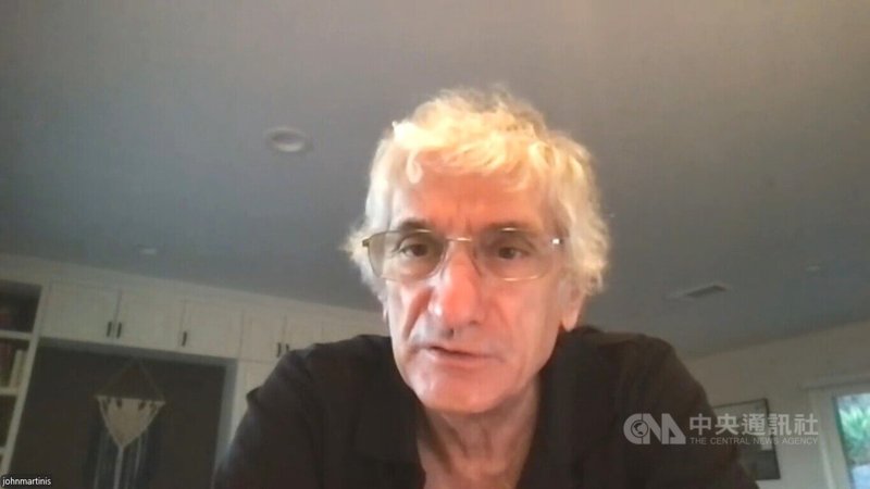 諾貝爾物理學獎得主馬丁尼斯受訪表示,在與中研院等機構的合作過程中,不僅看見台灣將研究轉化成產品的潛力,也發現台灣多元的面貌。中央社記者張欣瑜舊金山攝 114年10月8日