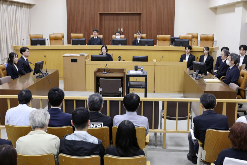 日本長野縣中野市2023年5月發生4死命案,34歲的被告青木政憲14日被長野地方法院判處死刑。(共同社)