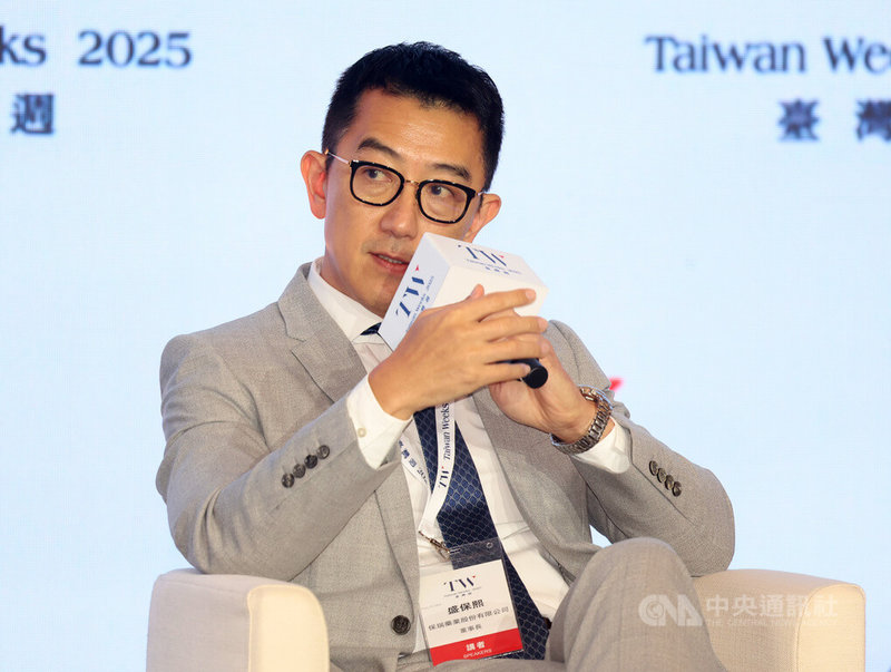 金管會台灣週開幕式活動15日登場,保瑞藥業董事長盛保熙出席專題對談。中央社記者張新偉攝 114年10月15日