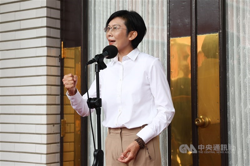 民進黨高雄市立委林岱樺(圖)涉嫌詐領助理費遭起訴。(中央社檔案照片)