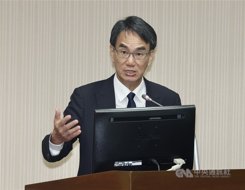 立法院交通委員會15日邀請數發部長林宜敬(圖)列席報告業務概況並備質詢。中央社記者張皓安攝 114年10月15日