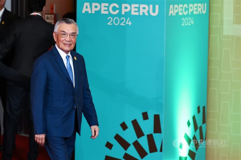 林信義(圖)將代表台灣赴韓國慶州參加APEC,外交部長林佳龍16日表示,正安排並爭取林信義與美國總統川普在內等領袖會晤。(中央社檔案照片)