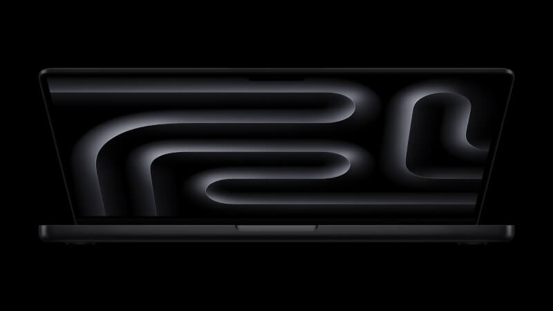 MacBook Pro搭載蘋果M5自研晶片。（圖取自蘋果公司網頁apple.com）