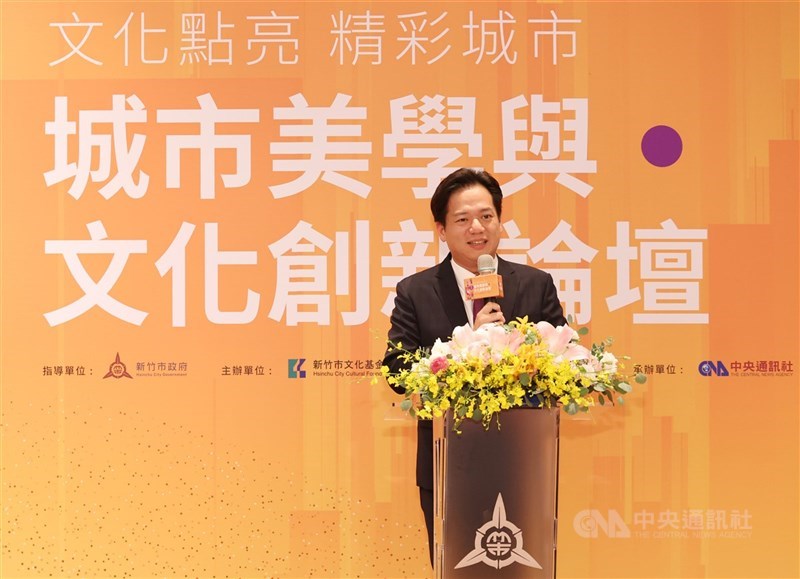 圖為新竹市代理市長邱臣遠。(中央社檔案照片)