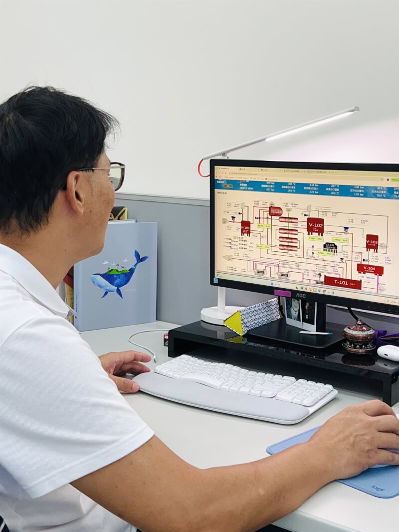 仁澤地熱電廠配備監視及遠端遙控功能,在台北就可看到發電情況。(台電提供)中央社記者林孟汝傳真 114年10月17日