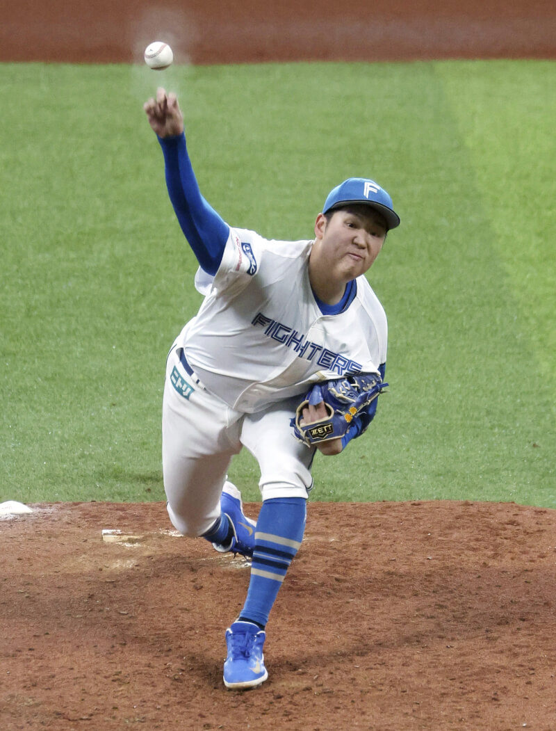 日職季後賽18日第5戰,北海道日本火腿鬥士隊將推出「台灣金孫」古林睿煬先發。(共同社)