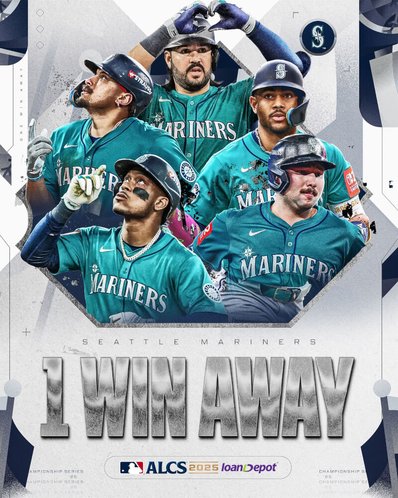 美國職棒大聯盟MLB西雅圖水手17日以6比2擊敗多倫多藍鳥。（圖取自x.com/mlb）