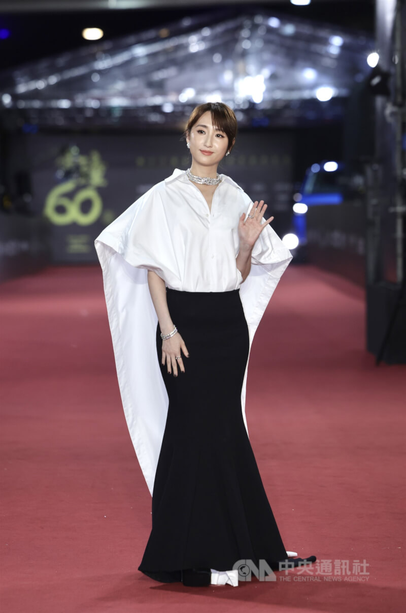 演員柯佳嬿將再度與楊謹華爭搶影后寶座,成今年頒獎亮點之一。中央社記者裴禛攝 114年10月18日
