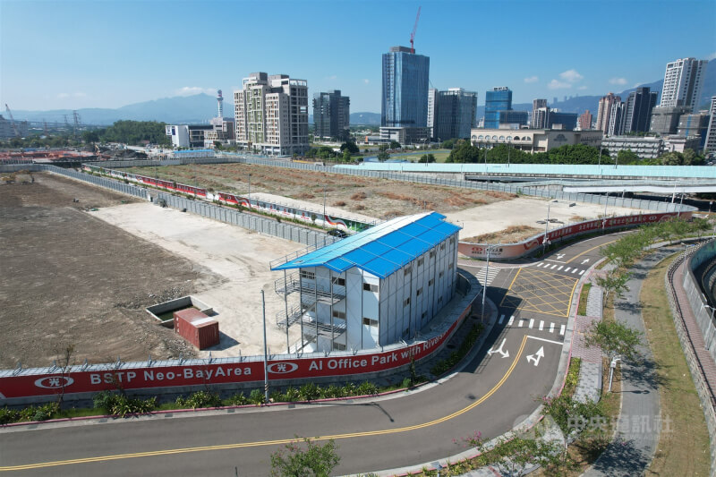 圖為新壽北士科T17、T18基地。(中央社檔案照片)