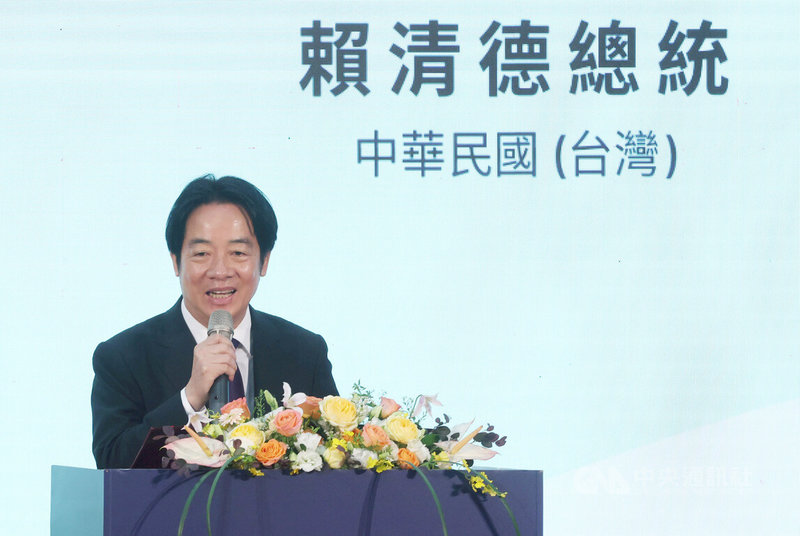 總統賴清德21日到台中國際會展中心出席「TiTExIHT台灣國際五金工具博覽會x五金工業展」開幕典禮及致詞,會中承諾中央全力支持第二期工程順利完成。中央社記者郝雪卿攝 114年10月21日