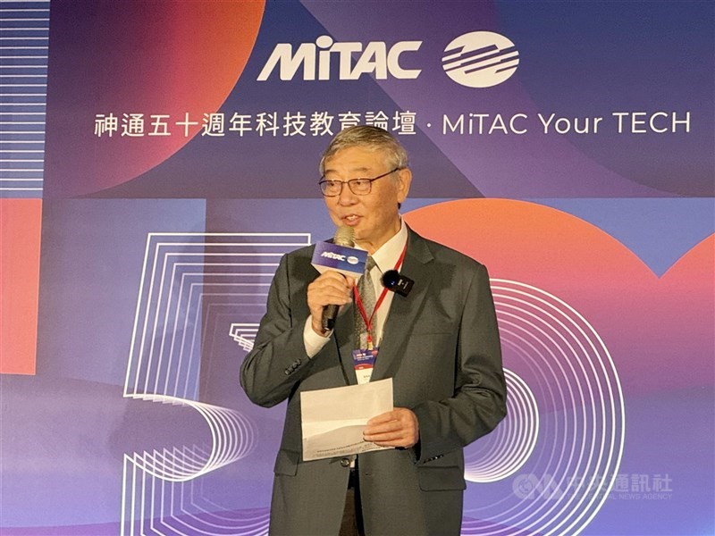 圖為聯華神通集團董事長苗豐強。 （中央社檔案照片）