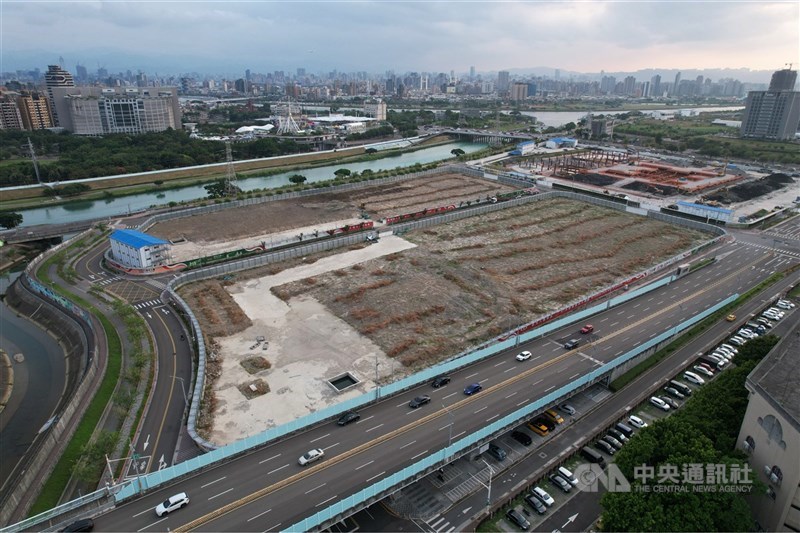 圖為新壽北士科T17、T18基地。（中央社檔案照片）