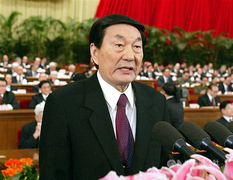 清華大學經濟管理學院顧問委員會17日召開年會,97歲的前中國國務院總理朱鎔基委託清華校長對顧問委員表達誠摯問候。圖為朱鎔基。(中央社檔案照片)