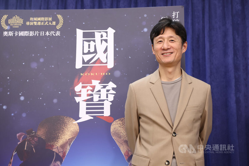 以歌舞伎為題材的電影「國寶」,將代表日本角逐2026年奧斯卡最佳國際影片獎,導演李相日(圖)23日在台北出席記者會。中央社記者王騰毅攝 114年10月23日
