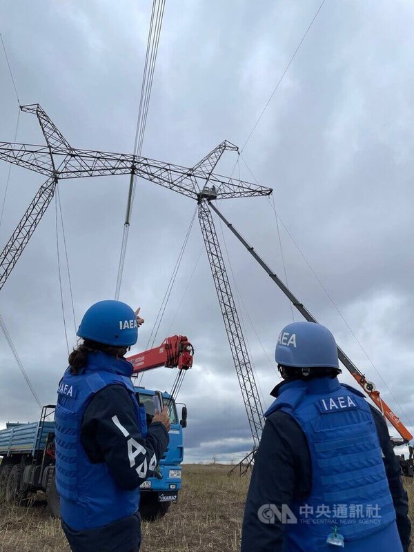 烏克蘭札波羅熱核電廠斷電近一個月，聯合國國際原子能總署（IAEA）今天指出，在俄烏雙方同意的區域性停火下，已完成修復一部分札波羅熱核電廠外部受損電線。（聯合國國際原子能總署社交媒體X截圖）中央社記者陳彥婷基輔傳真　114年10月23日