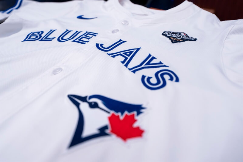 多倫多藍鳥隊球衣。(圖取自facebook.com/BlueJays)