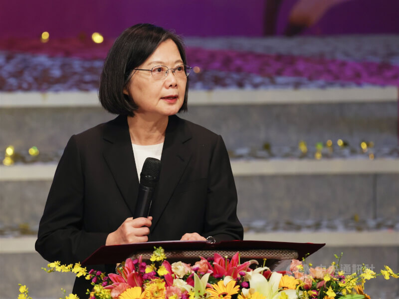 前總統蔡英文。(中央社檔案照片)