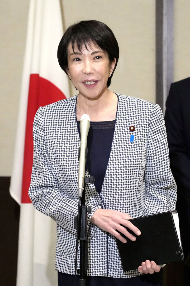 日本首相高市早苗。(共同社)
