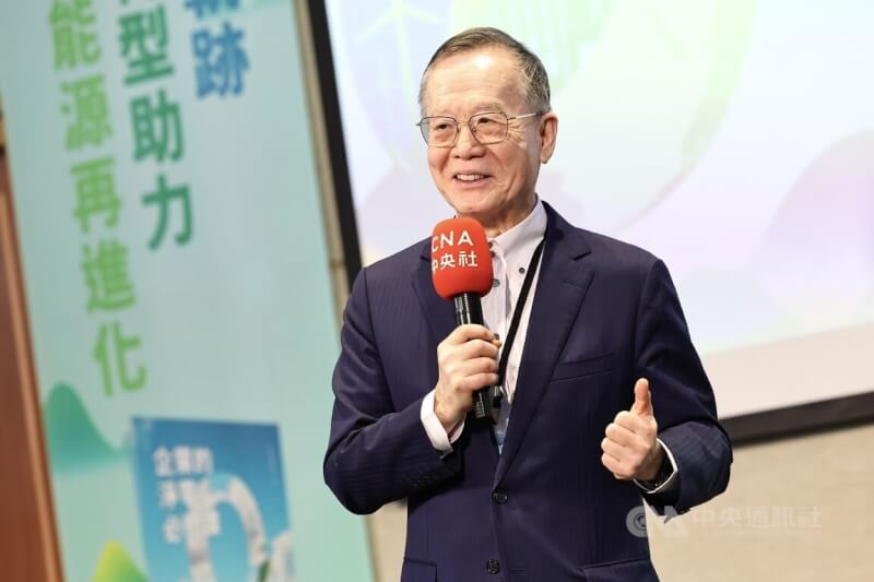 台灣永續能源研究基金會董事長簡又新。(中央社檔案照片)