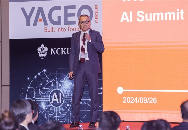 圖為國巨董事長陳泰銘。(中央社檔案照片)