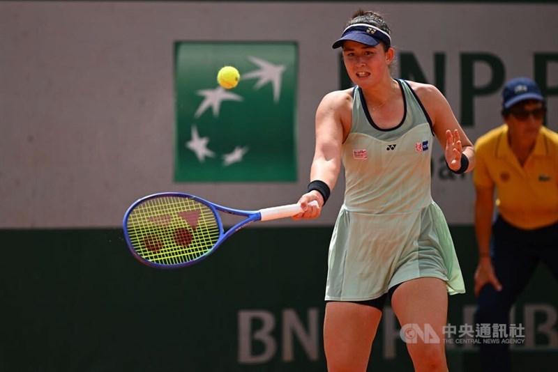 台灣、英國混血的葛藍喬安娜,闖進WTA賽事4強。(中央社檔案照片)