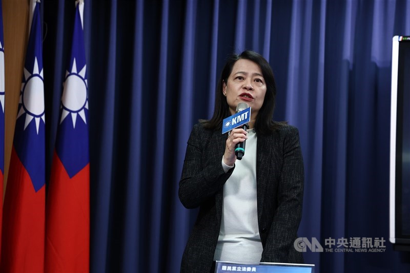 圖為國民黨立委許宇甄。(中央社檔案照片)