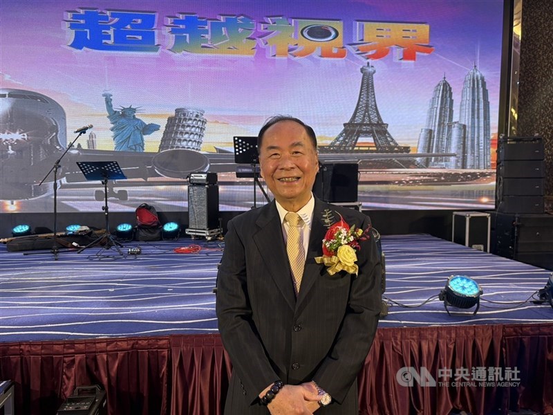 圖為亞光董事長賴以仁。 (中央社檔案照片)