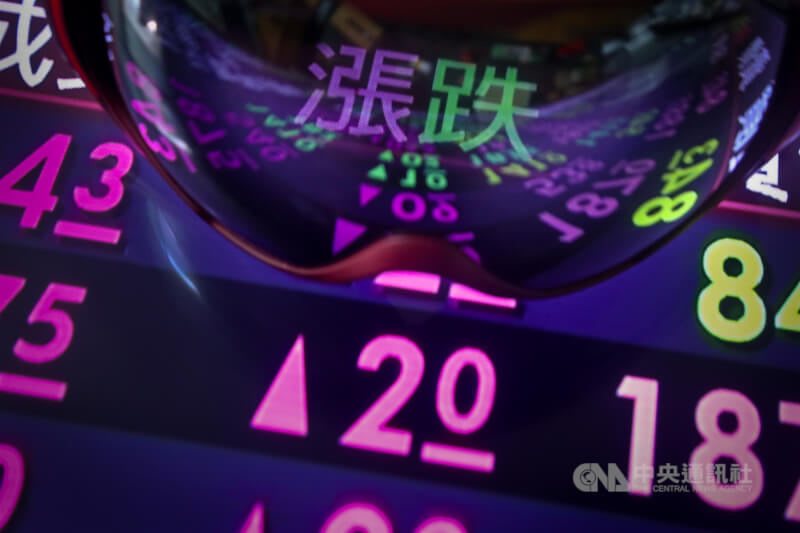 台股31日早盤指數達28444.4點,上漲156.87點。(中央社檔案照片)