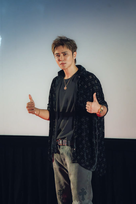 歌手羅志祥30日在電影院舉辦首支閩南語單曲「做伙」MV特映會,並跟歌迷分享創作歷程。(華納音樂提供)中央社記者王心妤傳真 114年10月31日