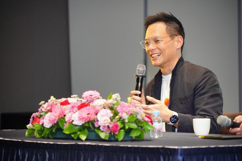 台灣ABAC代表、台灣大哥大總經理林之晨表示,台灣中小企業資安表現於APEC經濟體排名前段班。(APEC台灣代表團提供)中央社記者潘姿羽傳真 114年11月1日