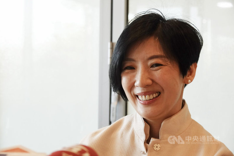 台灣領袖代表林信義小女兒林玟萱,今年再度陪同父親出席APEC峰會。中央社記者潘姿羽攝 114年11月1日