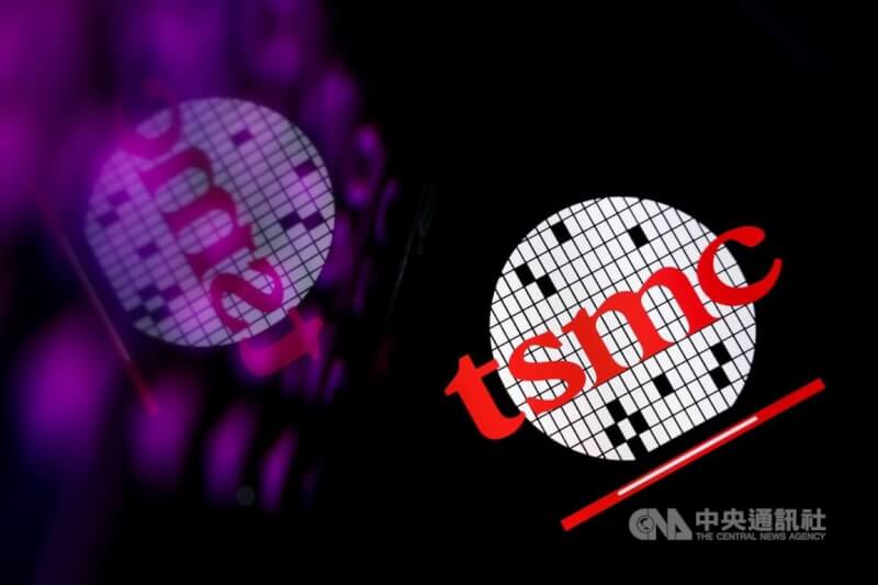 圖為台積電logo。（中央社檔案照片）