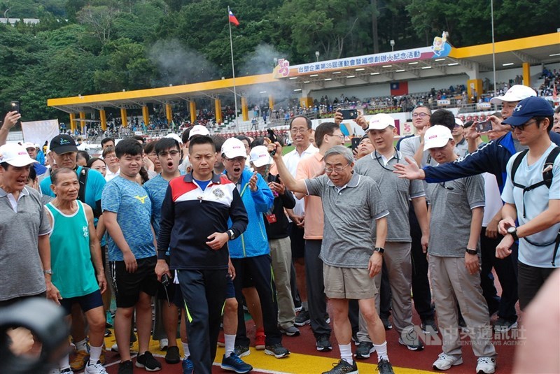 圖為2018年台塑企業第35屆運動會，時隔7年，台塑企業第36屆運動大會將於11月8日登場。 （中央社檔案照片）