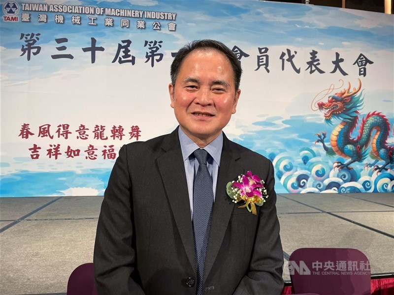 展望2026年機械和工具機產業景氣，台灣機械工業同業公會理事長莊大立指出，最快明年第2季起產業趨勢有機會好轉。（中央社檔案照片）
