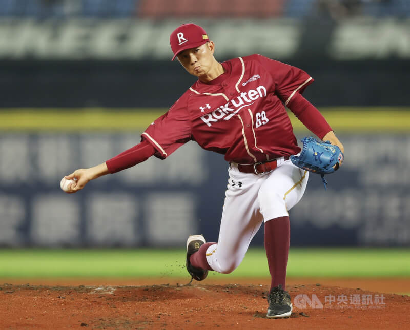 中職樂天桃猿本土王牌黃子鵬行使自由球員（FA）權利。（中央社檔案照片）